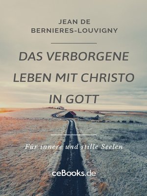 cover image of Das verborgene Leben mit Christo in Gott